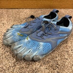 Vibram FiveFingers V-Run Blue Barefoot Running Shoes – Size 41 / 9–9.5